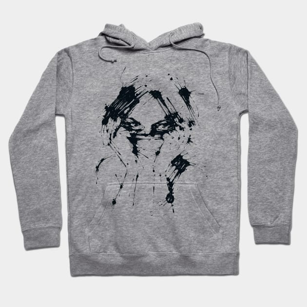 Splaaash Series - Femme Fatale Ink Hoodie by Dagui